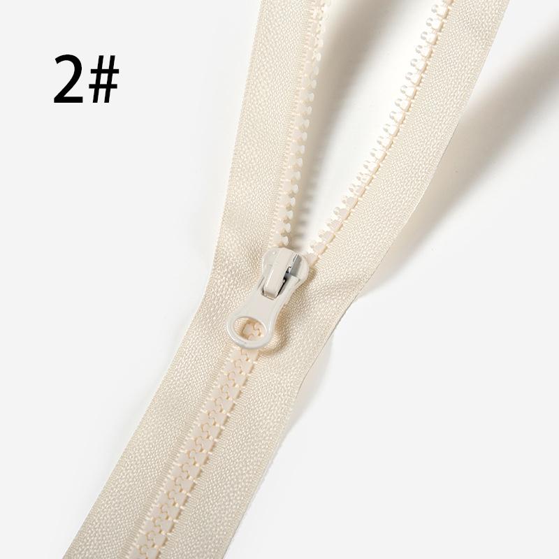 5# Спиральные молнии из смолы Портной Цветная молния с открытым концом DIY Ручная работа Пуховик Пальто Одежда Швейные аксессуары