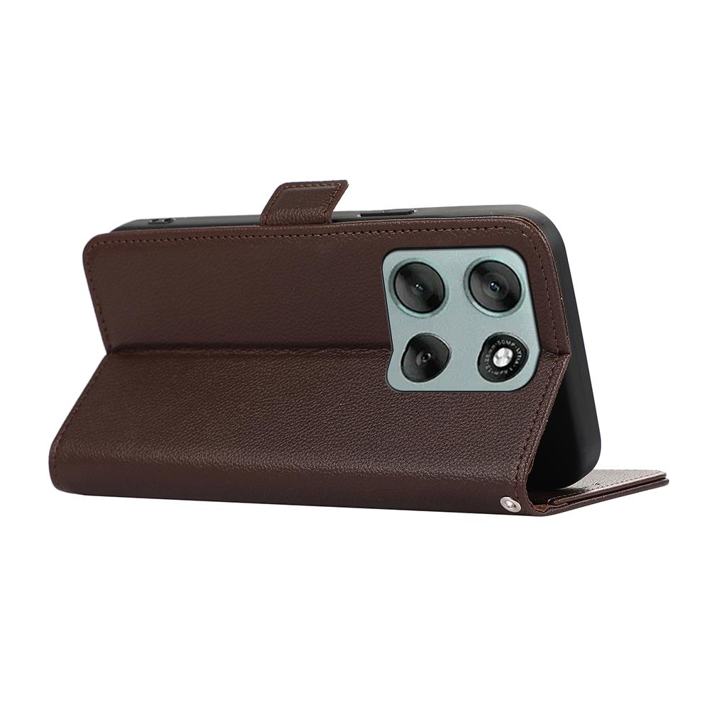 ABEEL For Motorola Moto G56 5G Case Litchi Texture Leather RFID Blocking Phone Cover