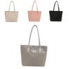 Urban Chic Large Capacity Tote Bag For Women 2024 Summer Woven Design Versatile Shoulder Bag