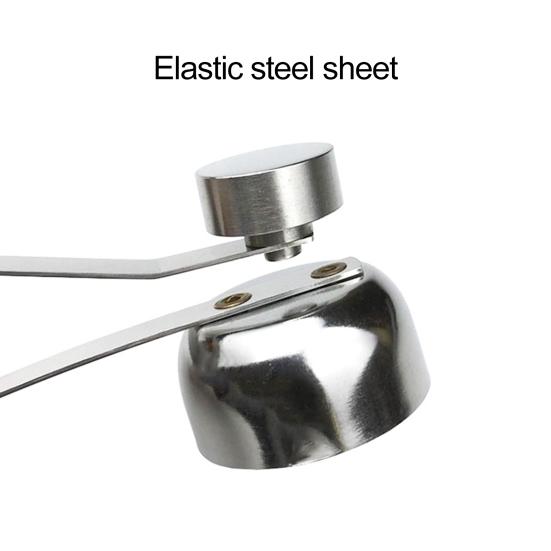 Открывалка для яичной скорлупы, двойная головка, зеркальная полировка, легко моется, эргономичная ручка, нож из нержавеющей стали, резак для вареных яиц, взломщик скорлупы, кухонные принадлежности