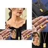 Elegant Gold-plated Titanium Steel Clavicle Chain Necklace For Trendy Women