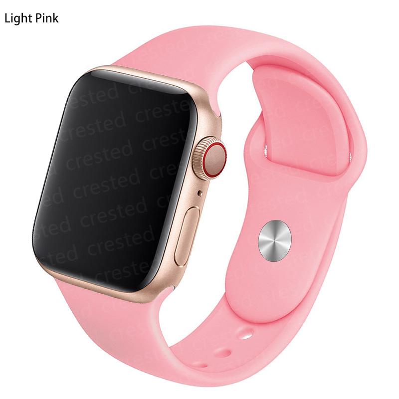 Силиконовый ремешок для Apple Watch Ultra 49 мм, 45 мм, 42 мм, 40 мм, 44 мм, 41 мм, резиновый спортивный ремешок для умных часов, браслет iWatch Series9/8/7/6/5/SE, аксессуары