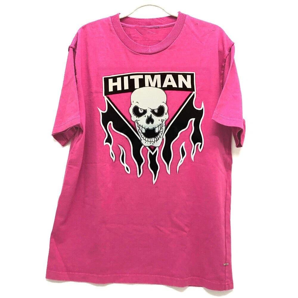 Collection Bret Hart Cotton Gift For Fan Pink S-234 T-shirt
