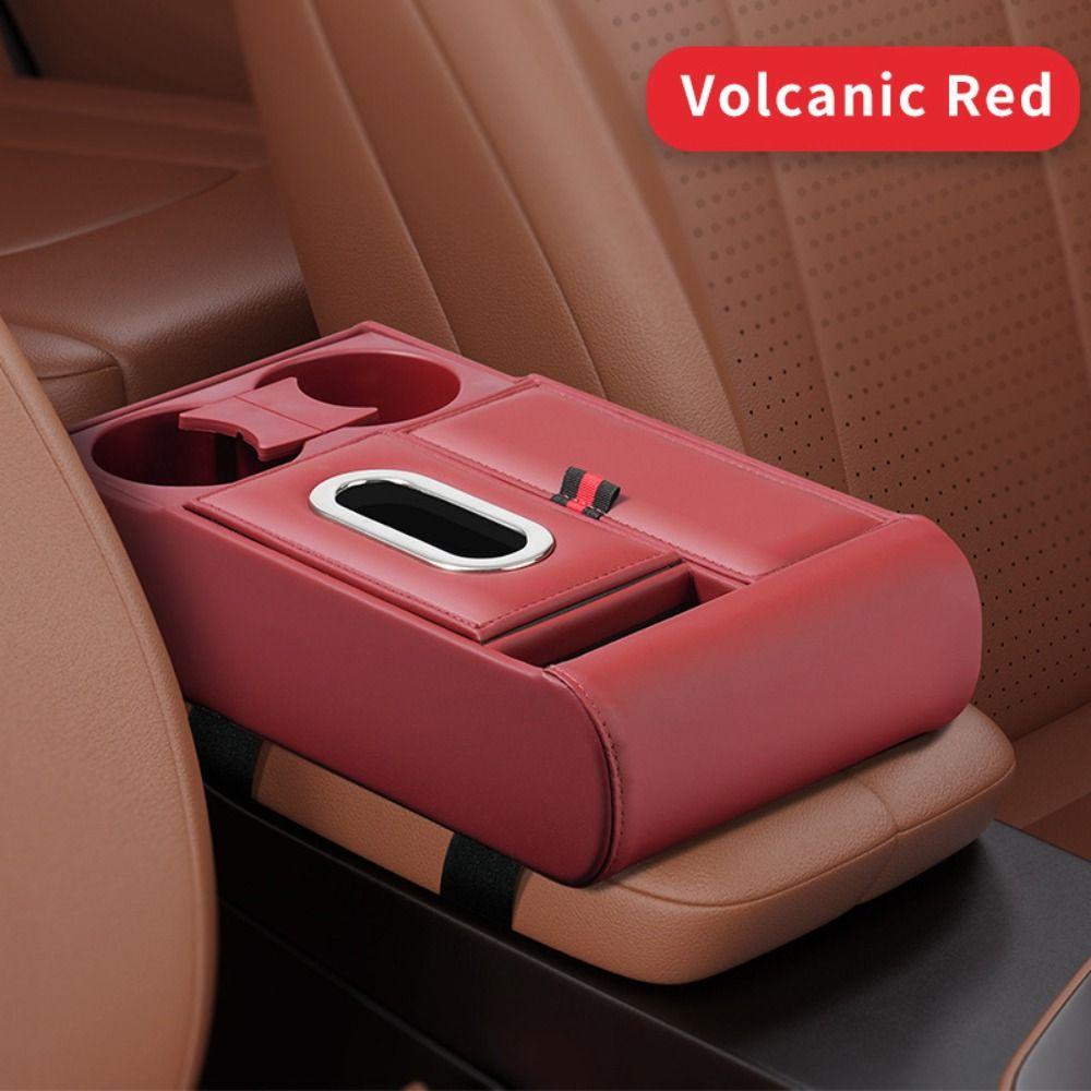 Luxury Car Armrest Cushion Multifunctional Center Console Organizer All-Season Use