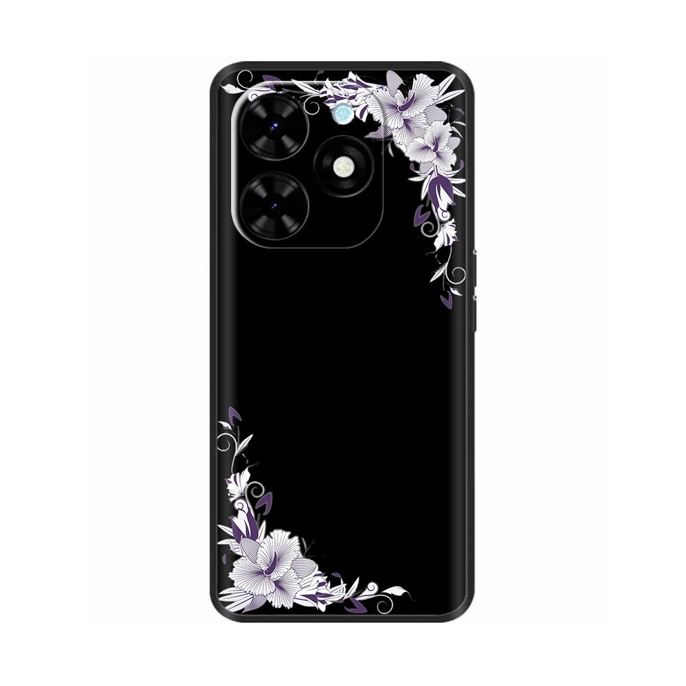 Чехол для Tecno Spark 20 Pro Мягкий черный силиконовый чехол для телефона для Tecno Spark 20C Coque Spark20 Spark 20 Pro Защитная крышка Fundas