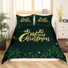 Рождественский комплект пододеяльников King Queen Full Twin Size для детей подростков взрослых комплект постельного белья из полиэстера с наволочкой