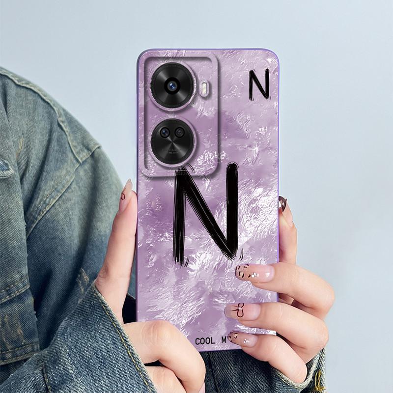 Чехол для Huawei Nova 11 SE Nova 12 SE Чехол для телефона Nova 11SE 12SE Уникальный Роскошный Буквы Мягкий Силикон Защитная Задняя Крышка Бампер