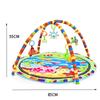 Многофункциональный фитнес-каркас Круглый игровой коврик для ползания 0-12 месяцев Детский коврик-пазл Веселая звучащая подвеска Подарок для ребенка