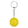 Sport Styles Mini Pickleball Keychain Unisex Metal Pickleball Racket Key Ring Purse Bag Backpack Decor Accessories