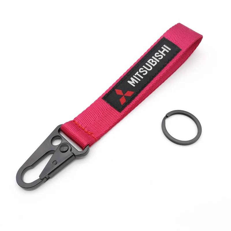 jbvr8 for Mitsubishi Car Keychain Lanyard Hanging Strap with Metal key Ring Lancer Asx Outlander PAJERO L200 Atuko Jinxuan ASX Yige