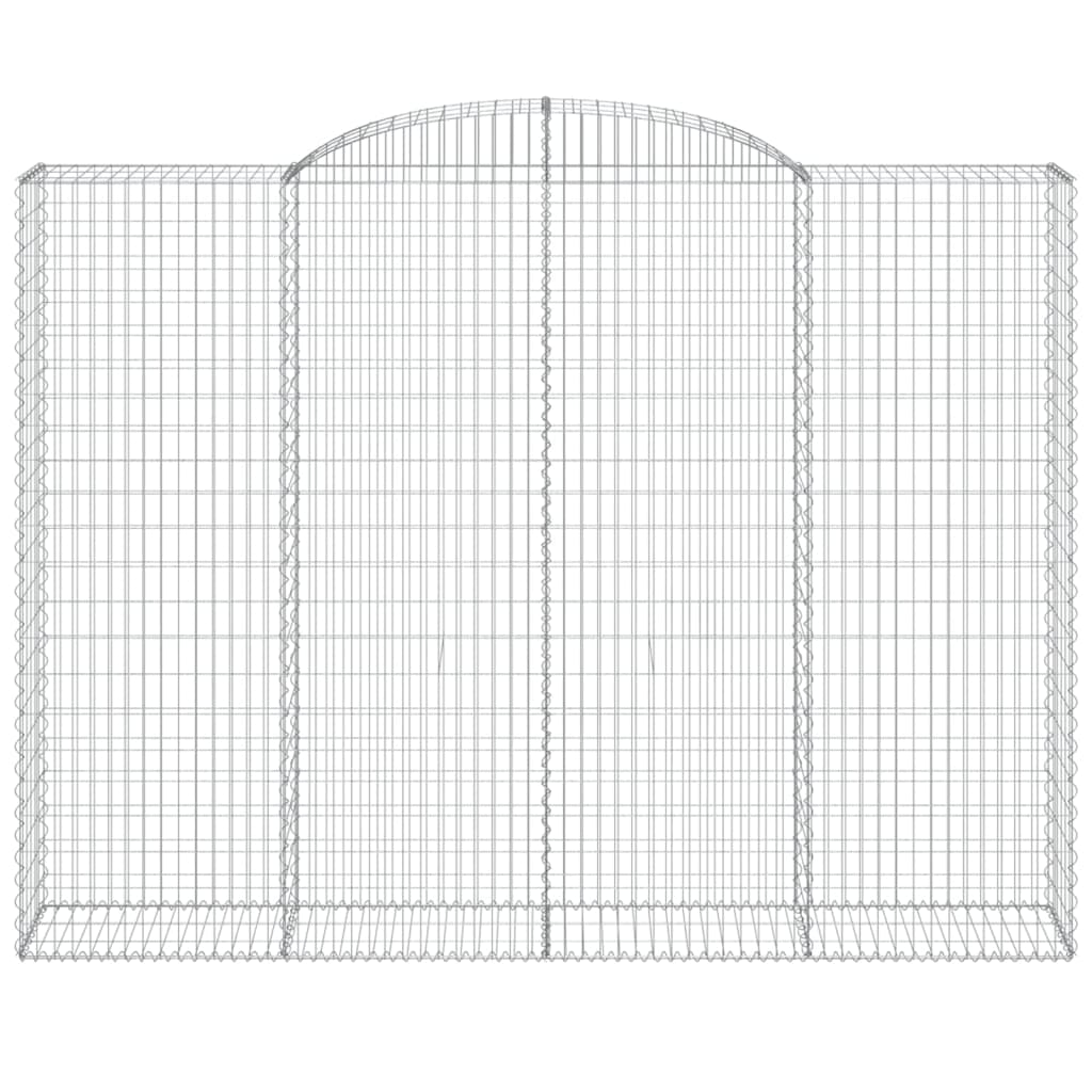 Gabion with High Arch 300x50x220 240 cm Galvanized Iron