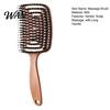 Long Hair Comb Boar Bristles Vented Paddle Brush, Scalp Massage with Smooth Handle, Blow Drying Styling Detangling Brush for Men Women Gentle