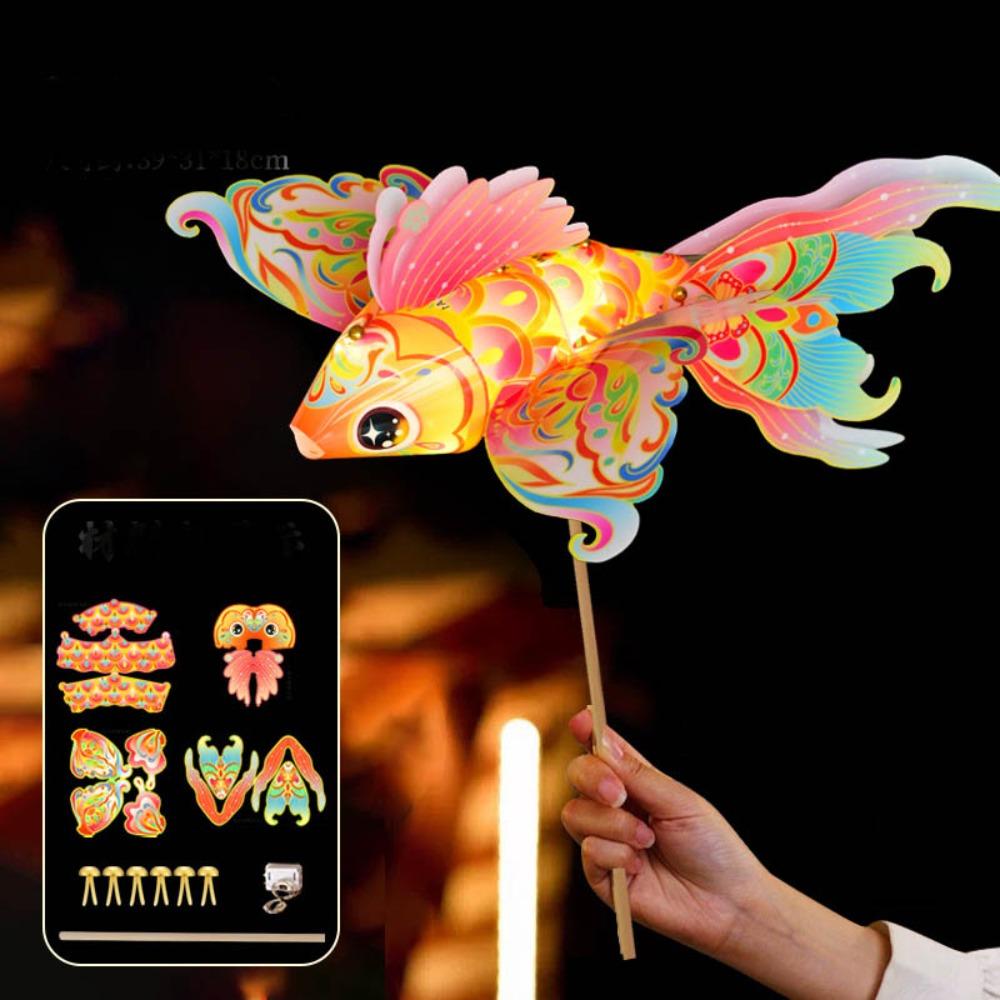 Waterproof Mid-Autumn Festival Lantern Handheld DIY Lantern Materials Hanfu Accessories