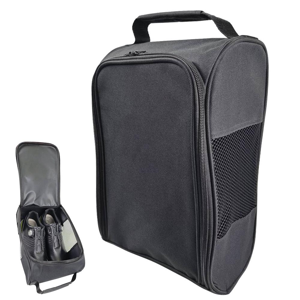 Ткань Оксфорд, сумка для обуви для гольфа, дышащая сумка для хранения кроссовок, органайзер для кроссовок для гольфа на молнии