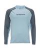 SIMMS camouflage fishing suit Luya long-sleeved crew neck T-shirt men's summer sunscreen suit quick-drying breathable fishing suit
