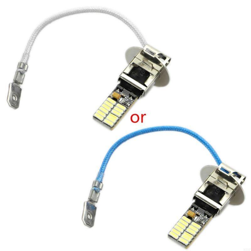 2025 Новые 24-SMD-4014 6500K для HID Ксеноновых Белых Светодиодных Ламп для Противотуманных Фар или Фар Дневного Света