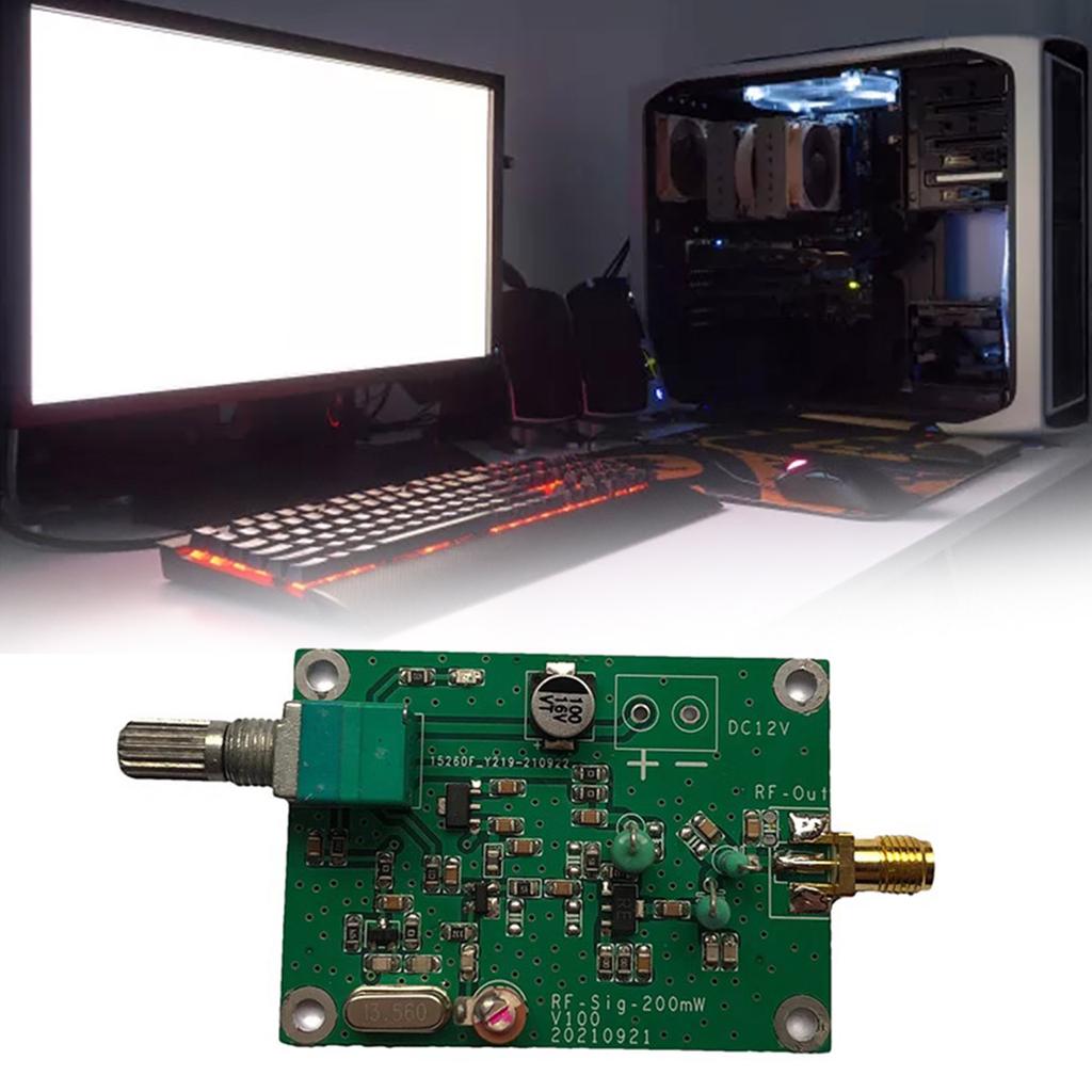 Регулируемая плата источника сигнала генератора сигналов 13,56 МГц с 7?Переменная выходная мощность 23 дБм для макетных плат