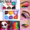DUNUF 6 цветов Набор цветов для лица Тени для век Прочная подводка для глаз Матовый цвет Окрашенный крем для бровей Универсальный