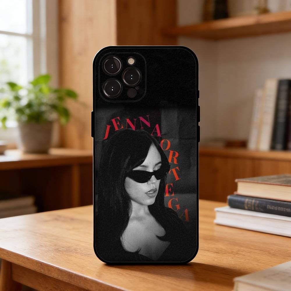 Прекрасный чехол для телефона с Дженной Ортегой Для iPhone 17 16 15 14 13 12 11 Pro Max Plus, 5G Мягкий черный чехол