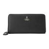 Vivienne Westwood Long Wallet 51050023 S000B N401 Round Zipper Long Wallet Black Black (Round Zipper) [Item]
