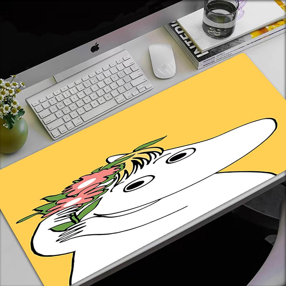 Moomin Theme Mouse Pad, Non Slip Rubber Base, Multifunctional Office & Home Decor, Perfect for Workspace Personalization.