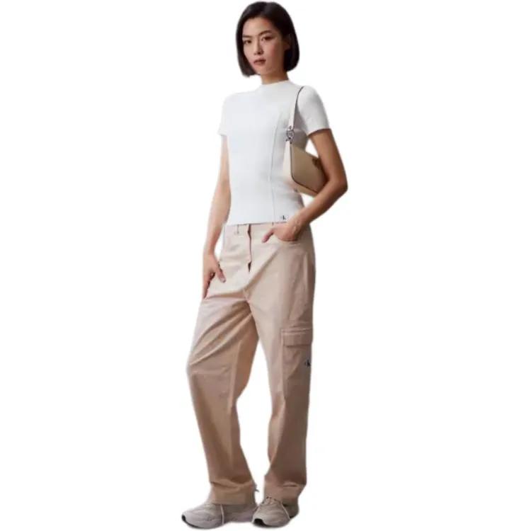 Calvin Klein Вязаные изделия Женские Лунный Белый (унисекс) Вязаные изделия J223148