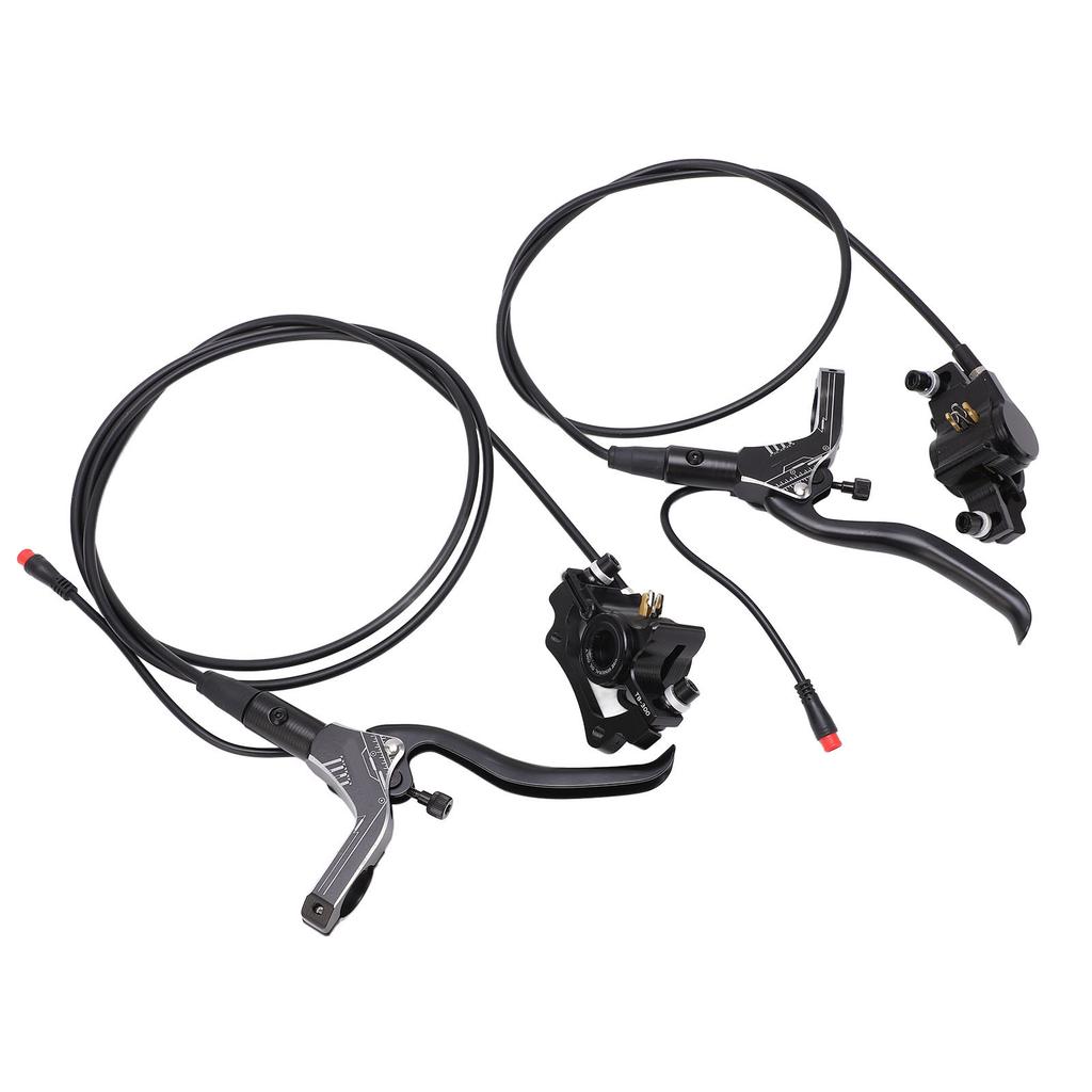 Bike Disc Brake Set Sensitive Front Rear Power Cut Off Hydraulic Brake Kit for Electric Scooter
