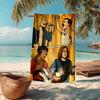 The Beatles Band Fashion Beach Towel: Ideal for Summer Adventures Soft, absorbent and quick drying suitable for swimming and bathing