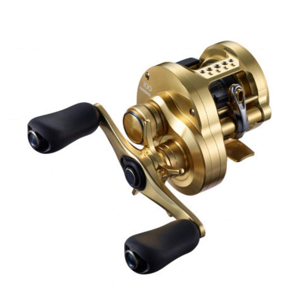 SHIMANO Bait Reel Double Shaft Reel Bass Calcutta Conquest 2021 100 RIGHT Bass Fishing