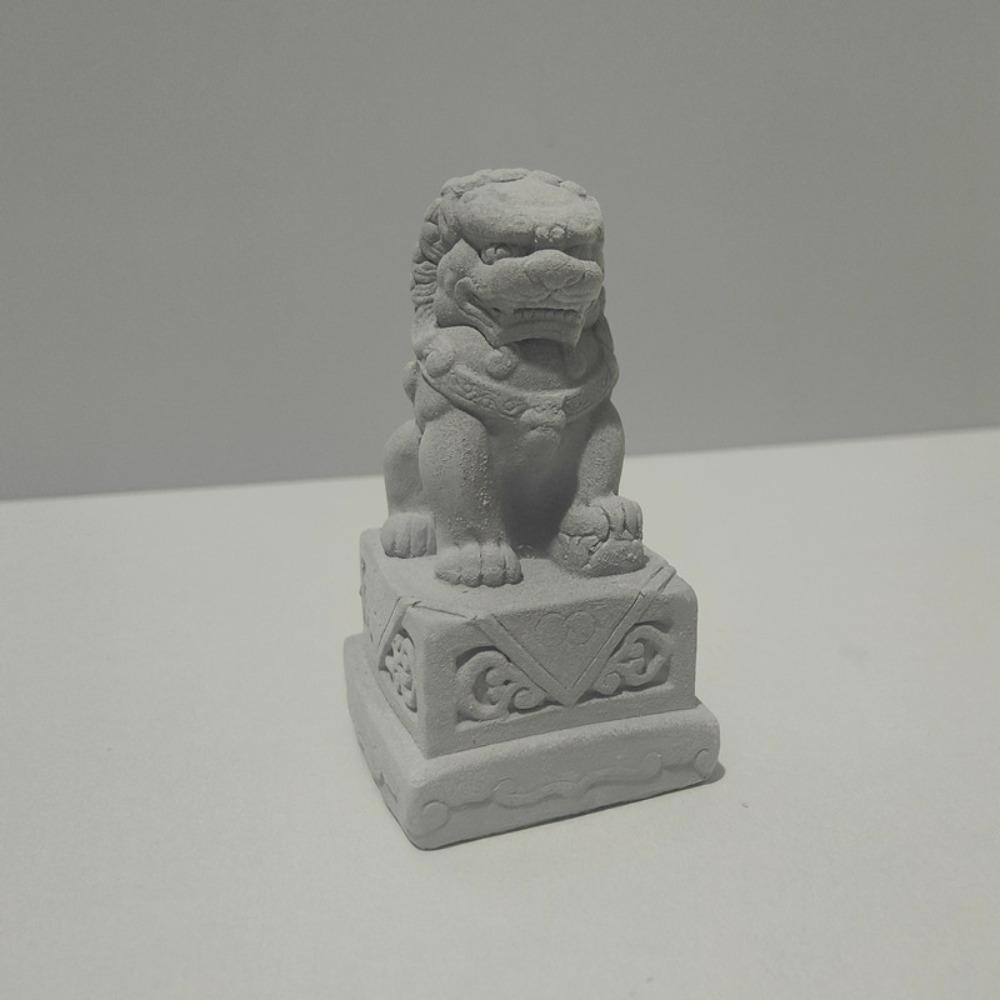 DIY имитация льва украшения Мини Миниатюрные модели Новая модель каменного льва Домашний декор