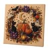 Quirky Halloween Art Projects Ghost Faux Pearl DIY Kit, Spooky 3D Bead Cool Pattern Kits Painting Crafts, Gothic Wall for Adults Beginners Decoration
