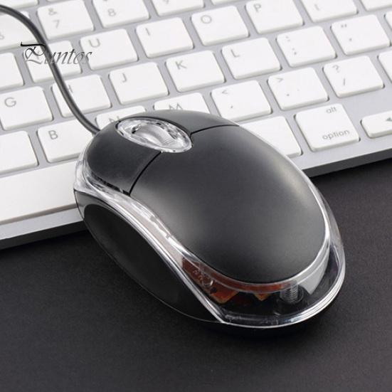 USB-черная проводная оптическая подсветка с колесом прокрутки мыши для компьютера, ПК, ноутбука