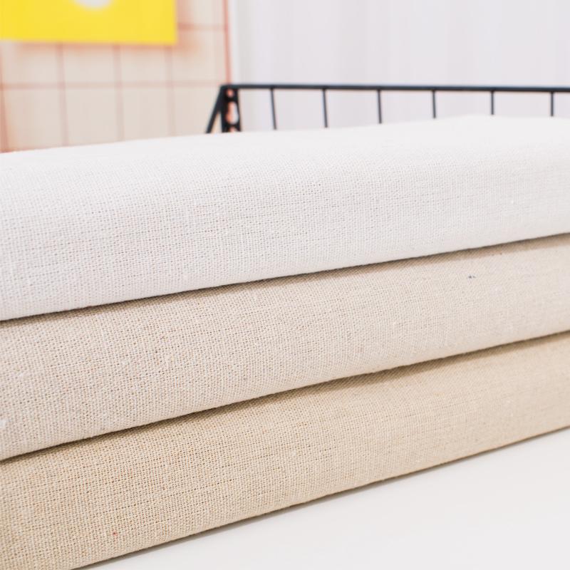 150x200см/150x50см Хлопково-льняная тканая ткань для практики вышивки, штор, украшения столов, ткань ручной работы DIY