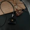 Pendant Headphone Bag Leather Long Sweater Chain New Hanging Neck Coin Purse Necklace  Women