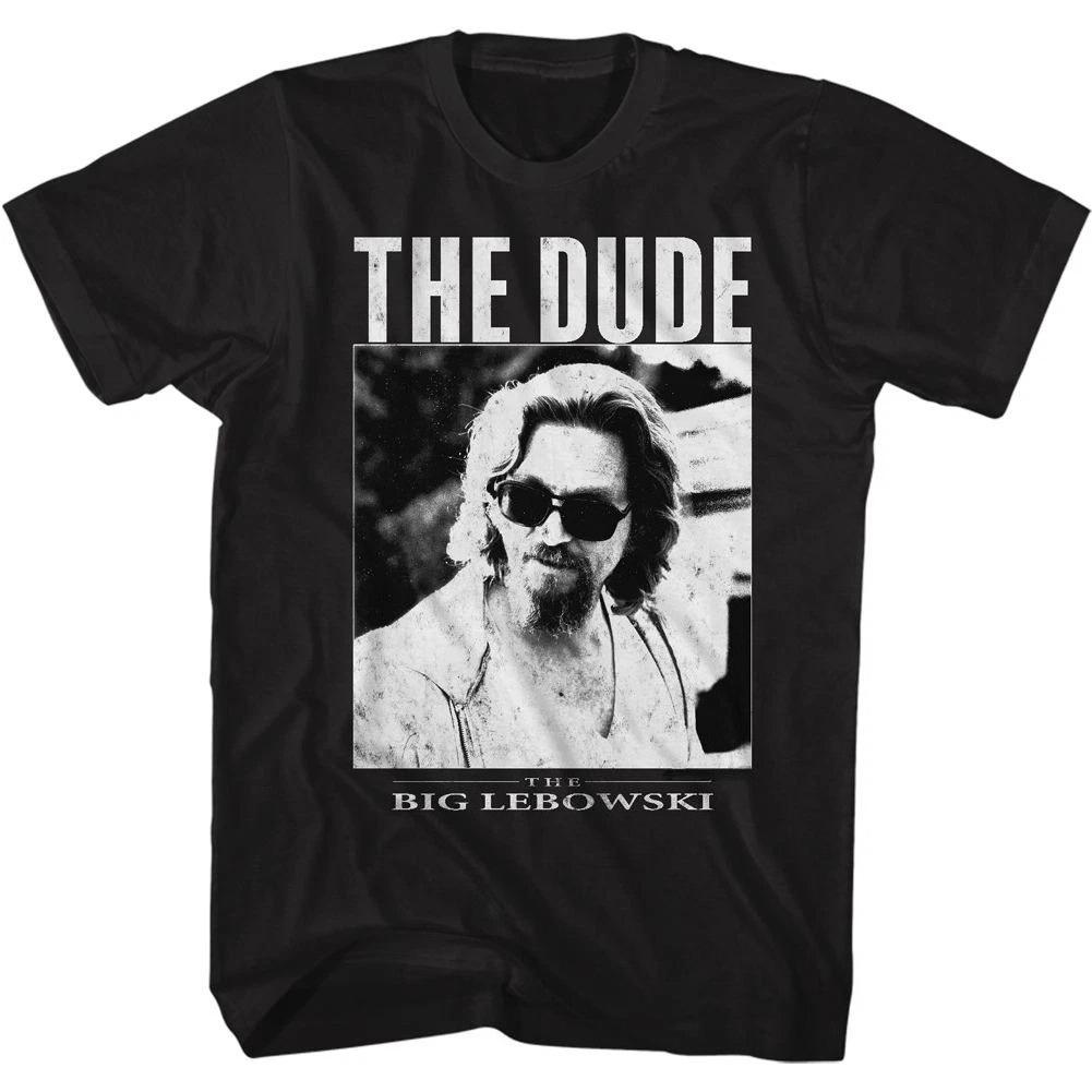 The Big Lebowski The Dude Movie Print Short Sleeve Tshirt Funny Humor Tee Unisex Women Harajuku Vintage Streetwear Summer Tee Tops