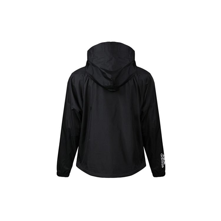 (WMNS) adidas hooded track Jacket Black Women's DZ0034