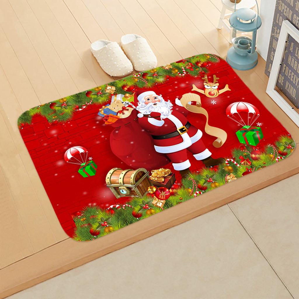 Christmas Doormat Santa Claus Carpet Merry Christmas Decorations For Home 2025 Xmas Navidad Natal Xmas Gifts Happy New Year 2026