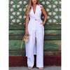 Two Piece Suit and Pants Set European and American Summer Lapel White Suit Trousers Two-piece Set Women