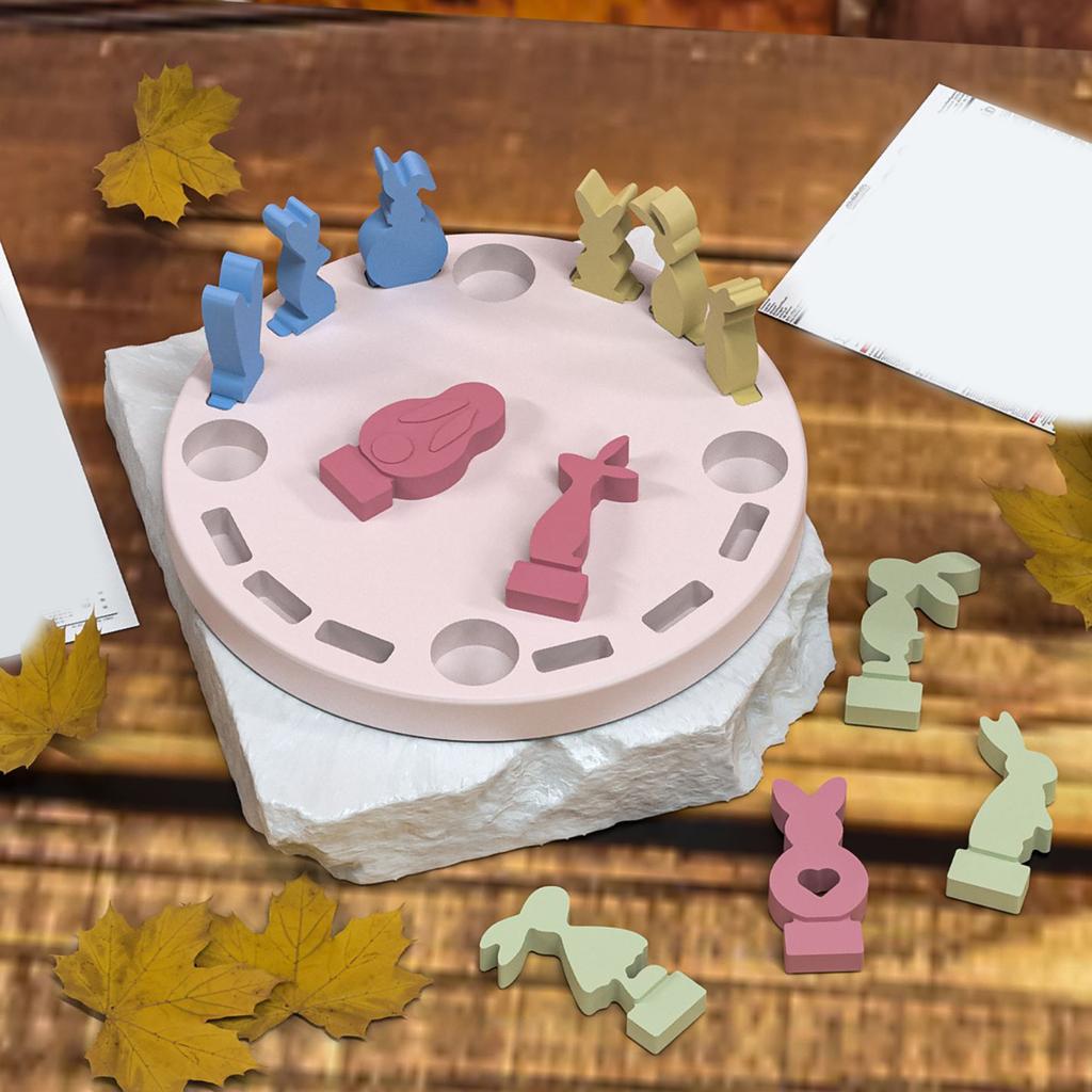 Unique Easter Decoration Mold Easter Rabbit Silicone Mold For Creative DIY Candle Holders And Festive Home Decors