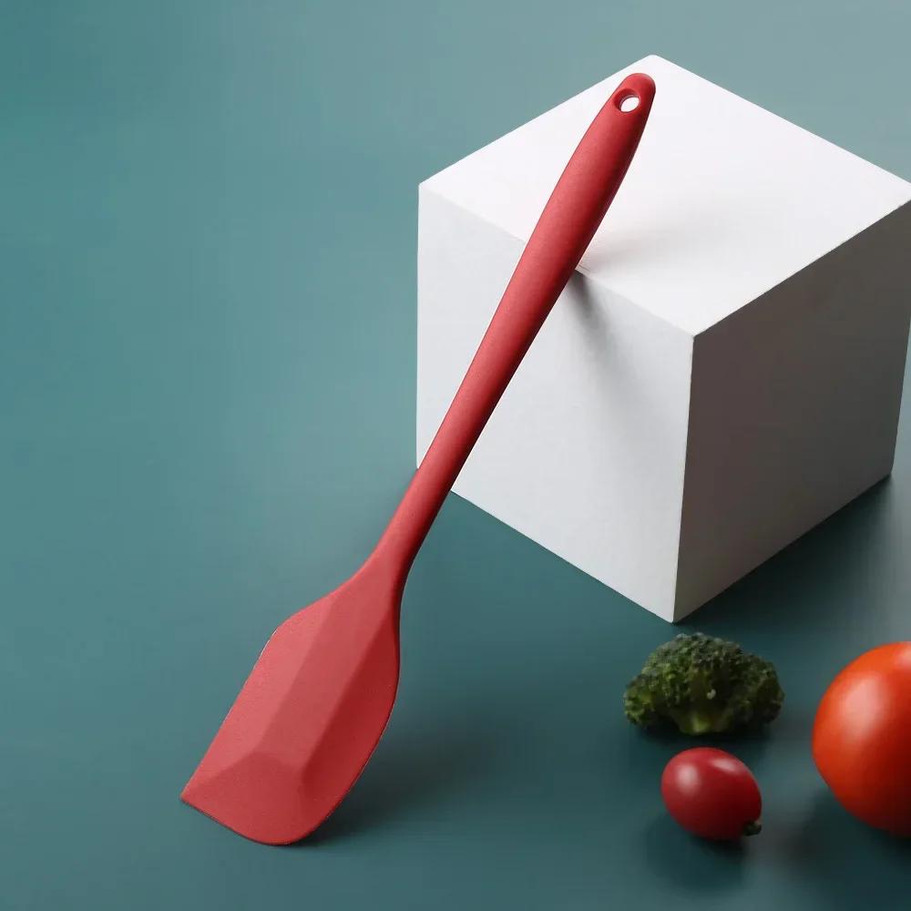 Silicone Spatula Set Food Grade Nonstick Heat Resistant Spatula Rotary Knife for Cooking Baking Stirring Baking Tools