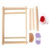 1 Set Weaving Loom Kit Multipurpose Innovative Educational DIY Hand Crafted Wooden Weaving Loom for