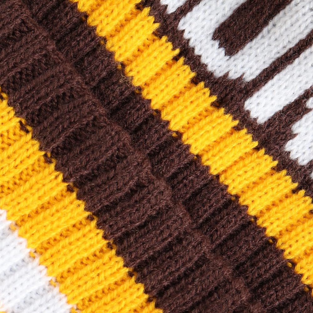 '47brand '47BRAND Вязаная шапка с помпоном MLB, манжета в рубчик, SD Brown, один размер, 47A-CFKN-B-BERNG21ACE-BW