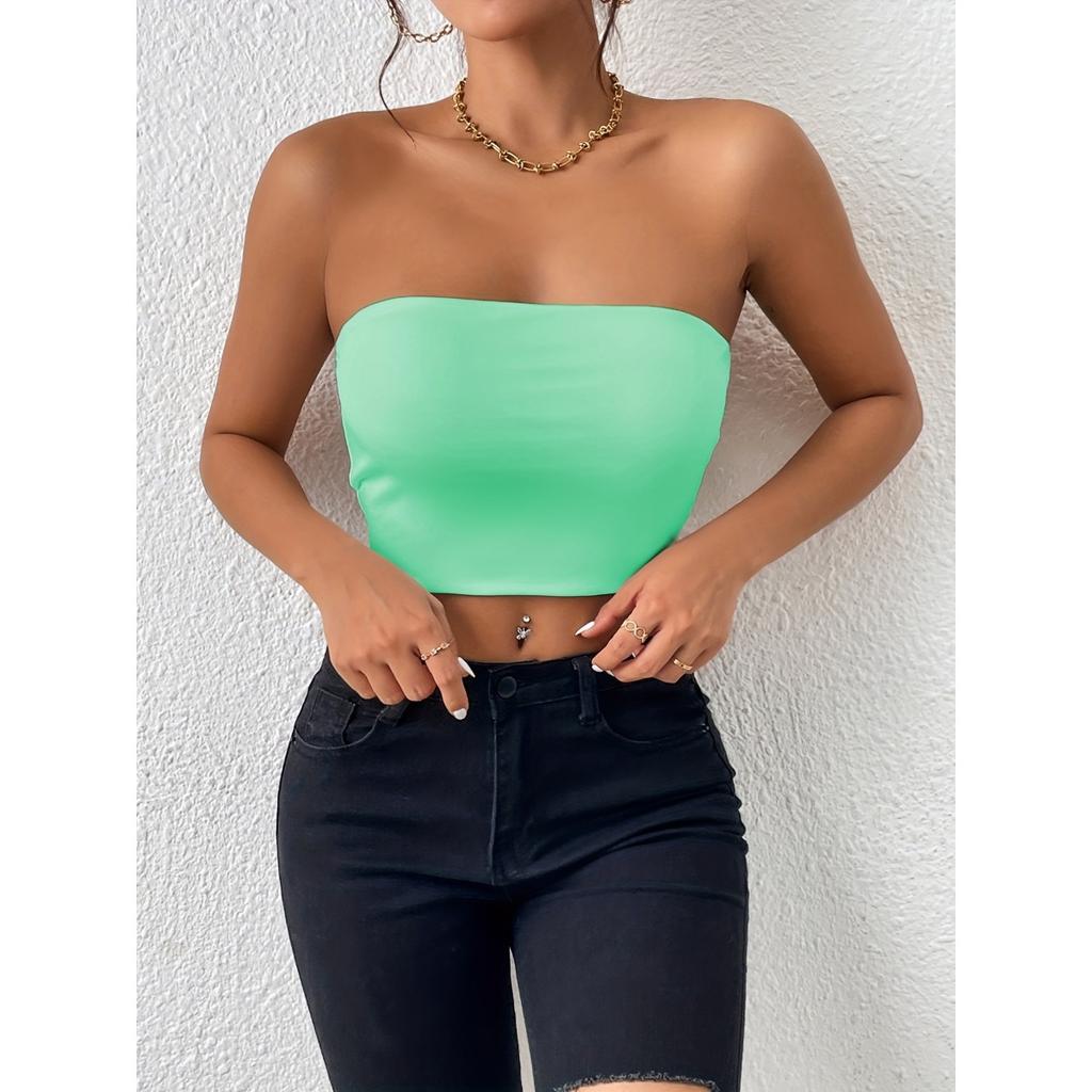 Womens Daily Color Solid Casual Bra No Steel Ring Womens Chest Wrap Suitable For Wearing All Seasons
