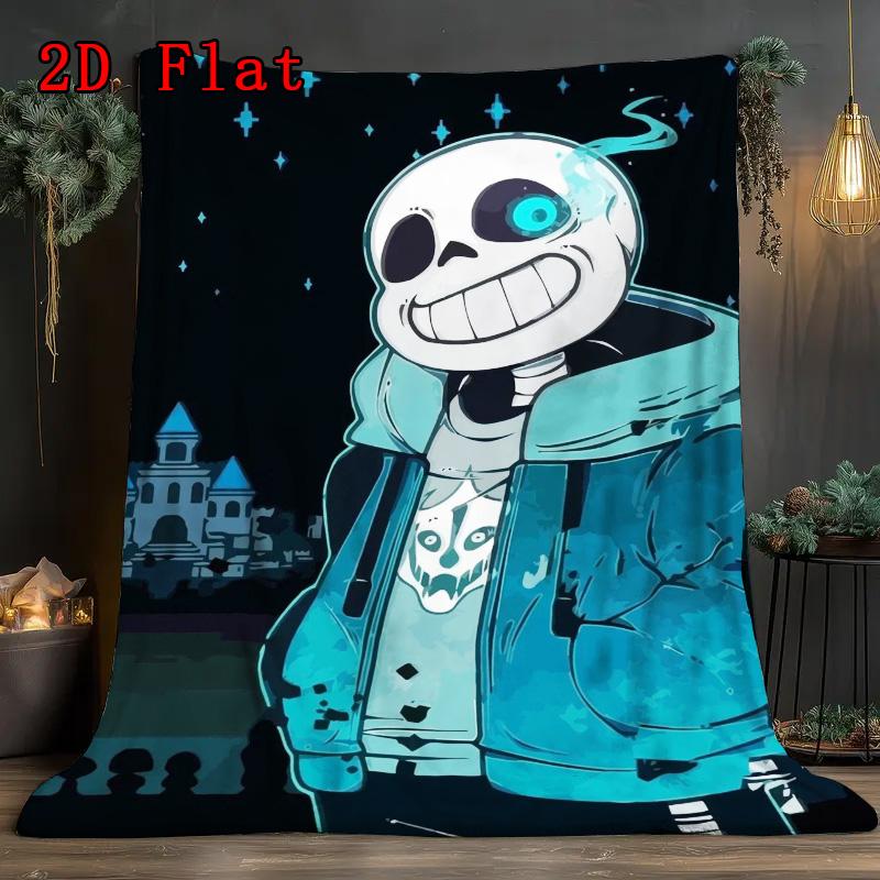 Undertale 2D Flat Pattern Flannel Blanket High quality All Seasons Warmth and Comfort Perfect for Christmas Gifts.NMT0928256
