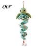 Handmade Holiday Decor Crafts Ocean Animal Spiral Crochet Kit, Friends Ornament DIY Marine Yarn for Projects Life Themed Craft Kit Teens Adults,