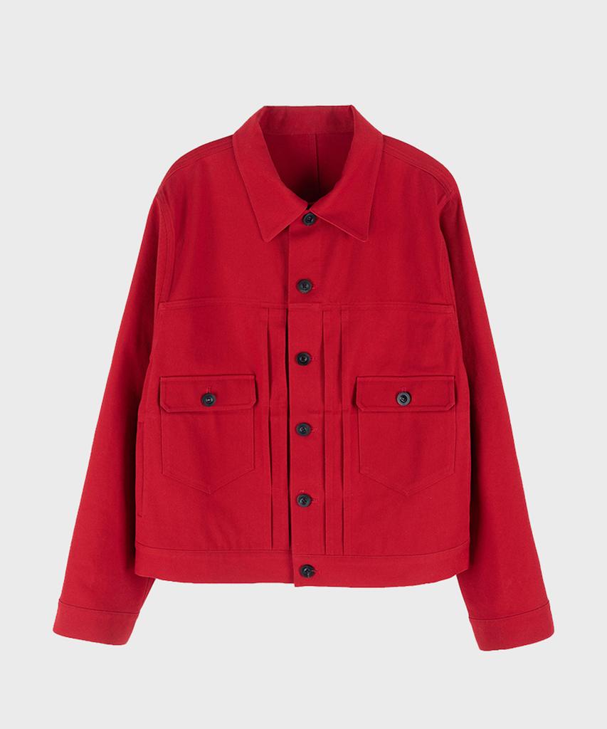 Pref Red Cotton Twill Type Ii Jacket