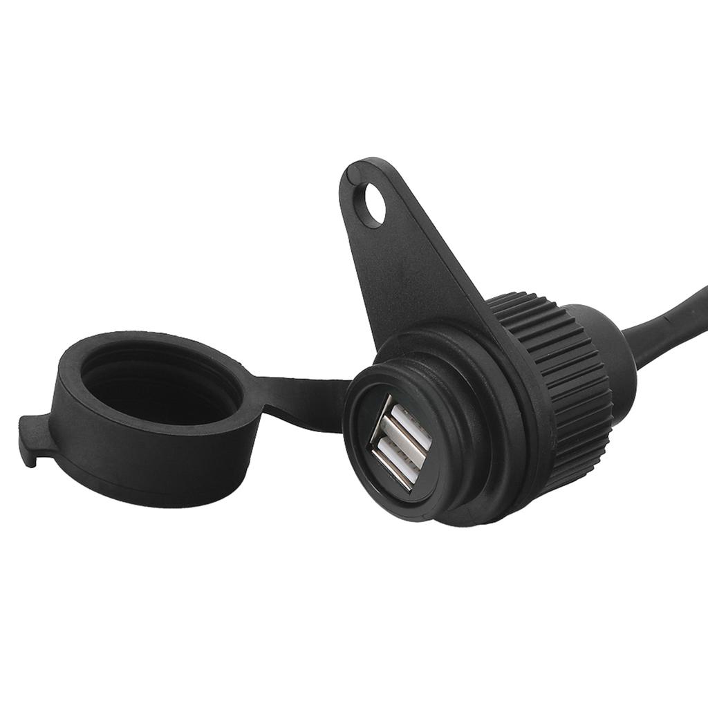 Motorcycles Phone Charger Twin USB Adapter with Waterproof Cover USB Charger for R1200GS R1250GS F700GS