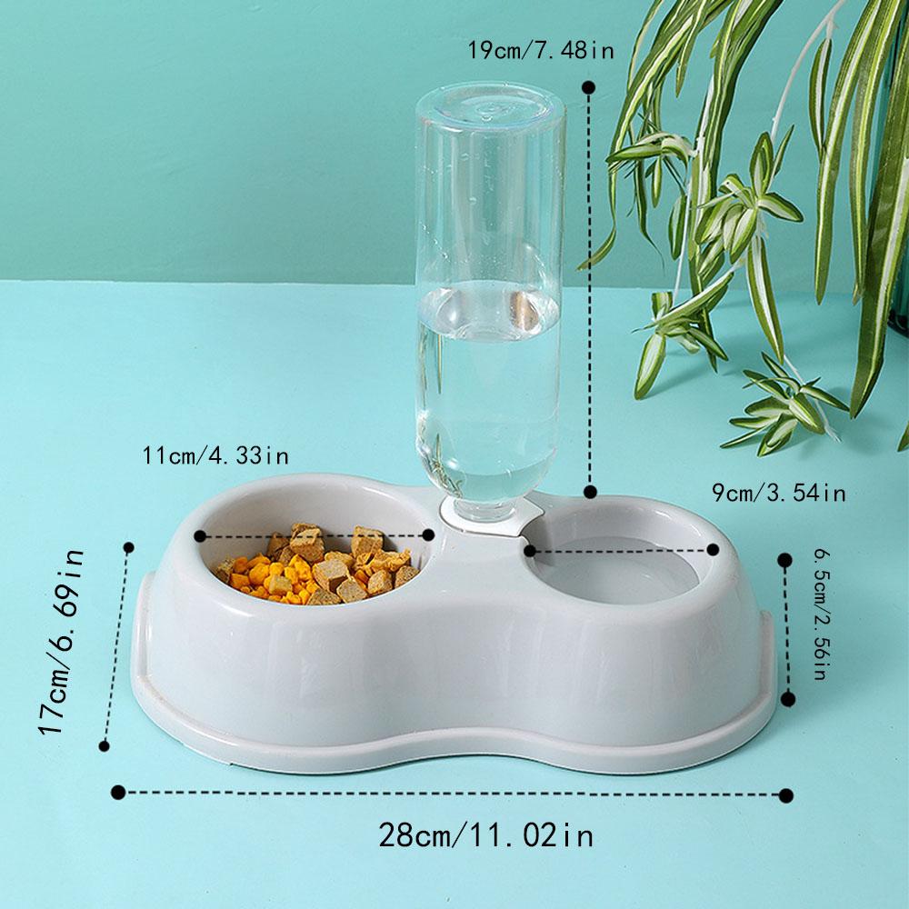 2-in-1 Pet Water Dispenser & Bowl - Dual-Use Feeding Tool for Cats and Dogs, Pet Supplies