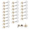 Wopanxye 24-Piece Set of Copper Decorative Screws for Mirrors, Nameplates, Plates, Coffee Tables, Wardrobes, Bathroom Panels, Glass Signs, and Wood or