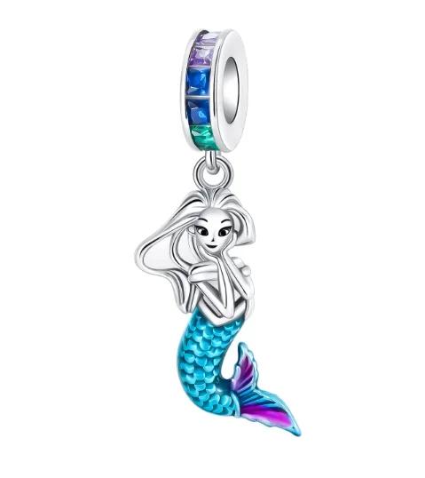 Медные Океанские Шармы Морская Звезда Кит Краб Морской Конёк Бусины Подвеска Подходят для Оригинального Браслета Ожерелья Ювелирные Изделия Новогодний Подарок